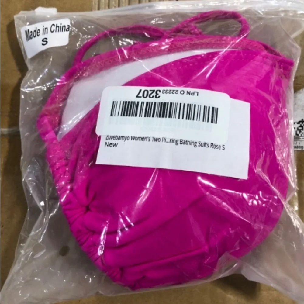 Pink Halter Bikini Set - Picture 2 of 2